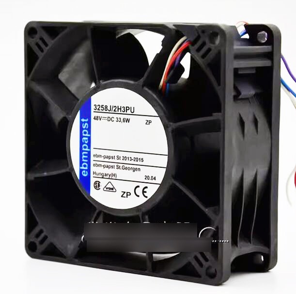 Ebmpapst 3258J/2H3PU 48V 33.6W 4wires Cooling Fan 