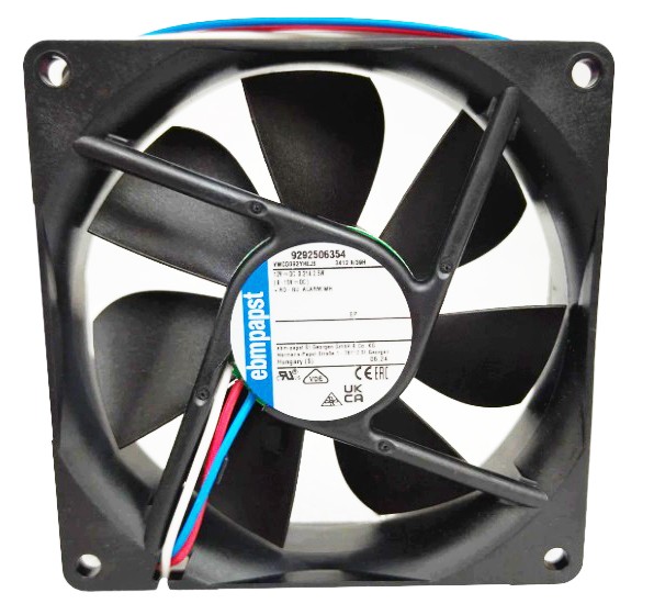 Ebmpapst 3412N/39H 9292506354 VWCD092YHEJS 12V 0.21A 2.5W 3wires Cooling Fan - Original New