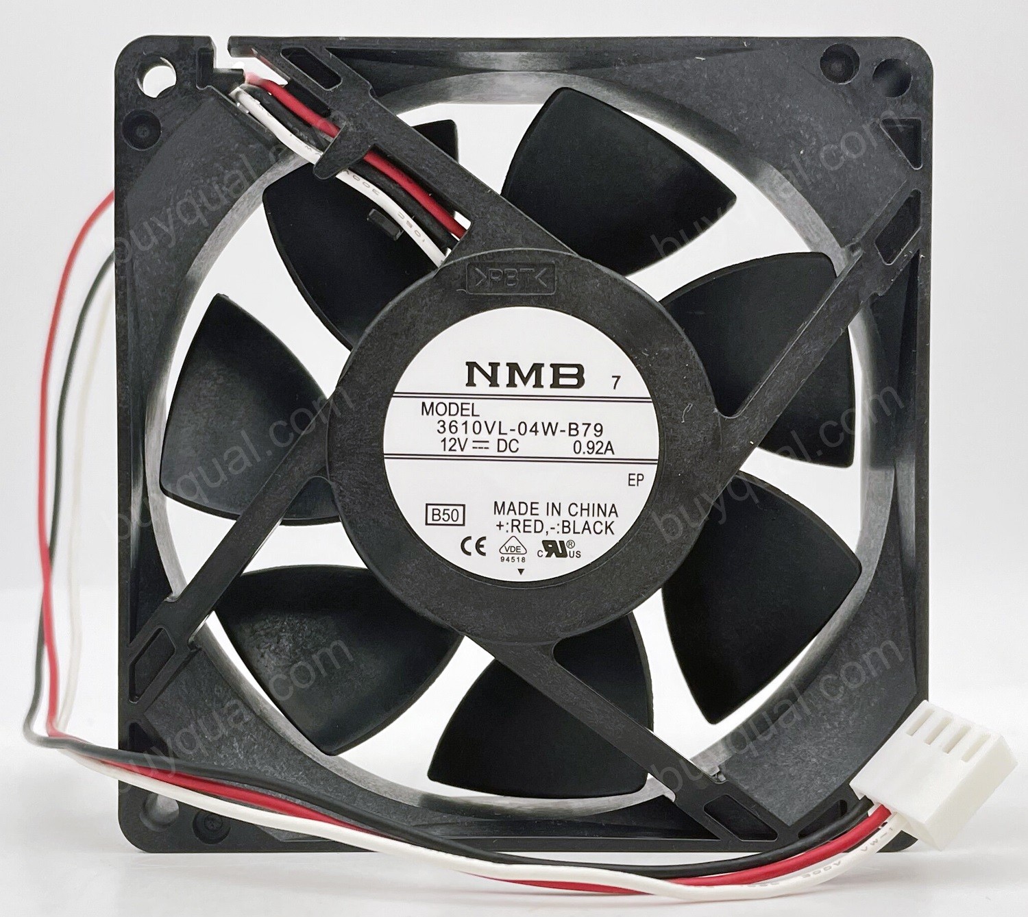 NMB 3610VL-04W-B79 12V 0.92A 3wires Cooling Fan - New