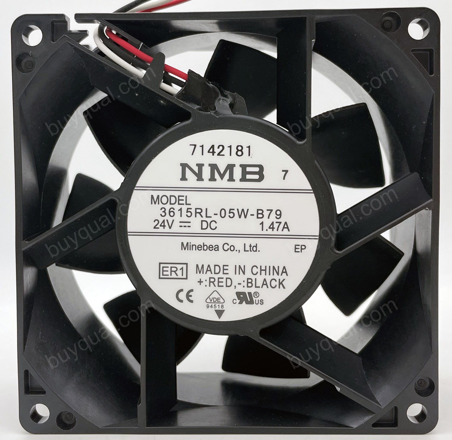 NMB 3615RL-05W-B79 24V 1.47A 3wires Cooling Fan - New 