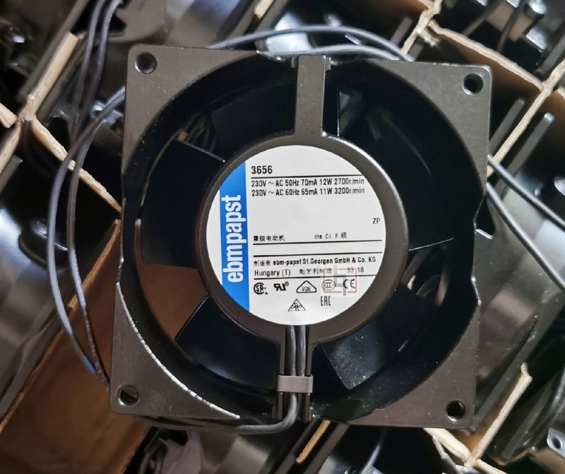 Ebmpapst 3656 230V 70/65mA 12/11W 2wires Cooling Fan - New