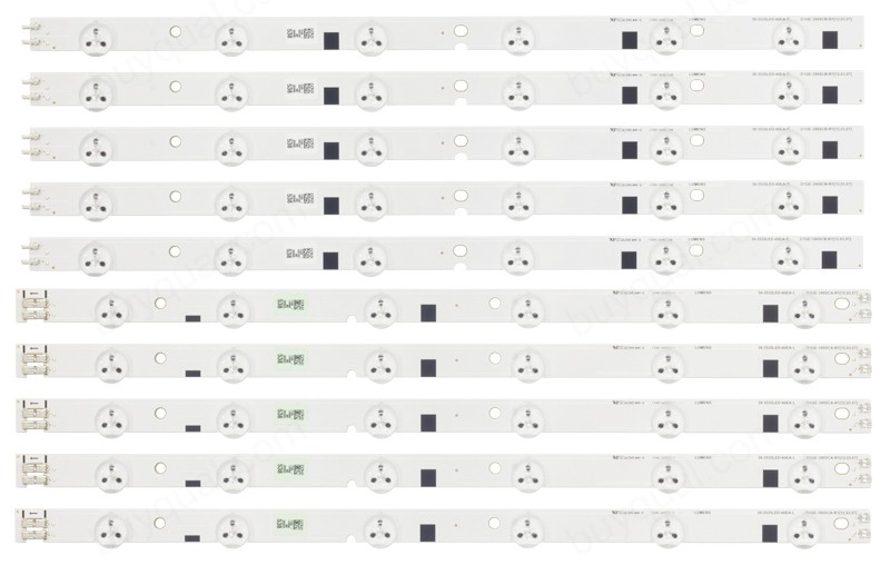 Samsung DE390BGM-C1 LED Strips (39-3535LED-60EA-L, 39-3535LED-60EA-R, D1GE-390SCA-R1, D1GE-390SCB-R1, BN41-01824A, BN96-21486A) - 10 Strips