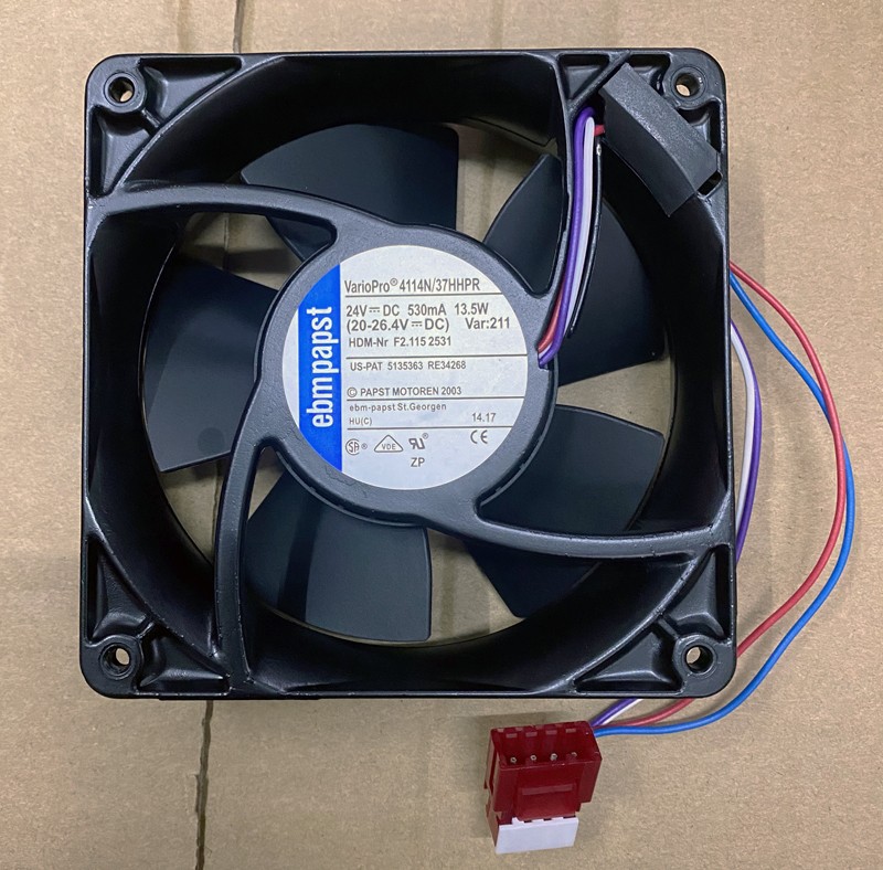 Ebmpapst 4114N/37HHPR 24V 450mA 11W 4wires Cooling Fan - Original New
