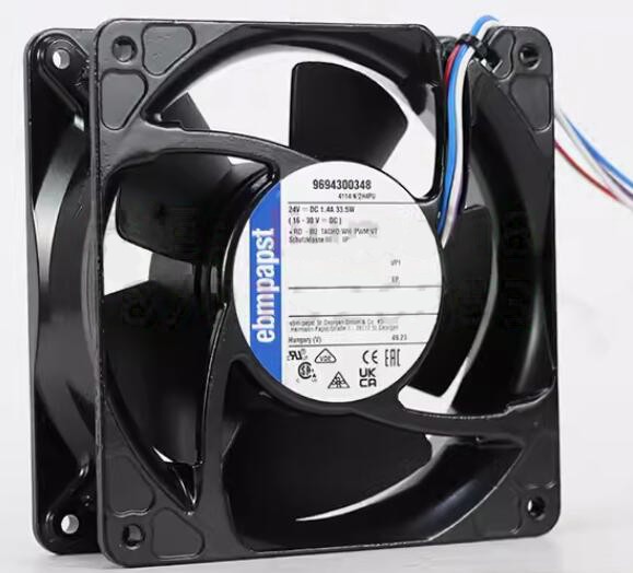 Ebmpapst 4114N/2H4PU 24V 1.4A 33.5W 4wires Cooling Fan 