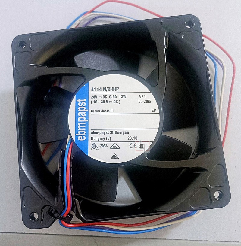 Ebmpapst 4114N/2HHP 24V 0.5A 13W 4wires Cooling Fan 