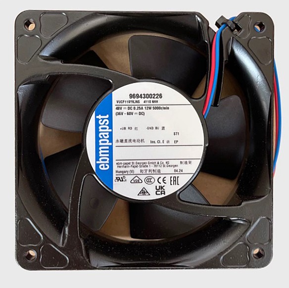Ebmpapst 4118NHH VUCF119YKJNS 9694300226 48V 230mA 11W Cooling Fan