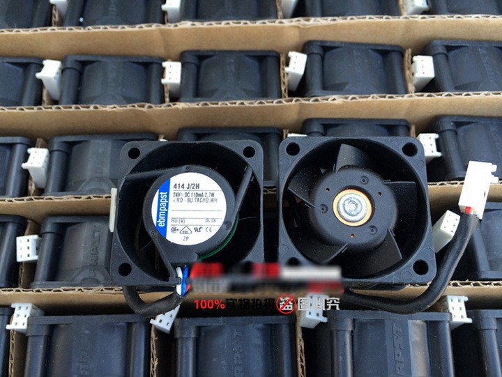 Ebmpapst 414J/2H 24V 110mA 2.7W 3wires Cooling Fan