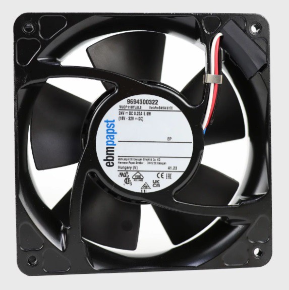 Ebmpapst 4184N/17X VUCF119YJJLS 9694300322  24V 210mA 5W 3wires Cooling Fan - Original New