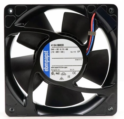 Ebmpapst 4184NMCR 24V 165mA 4W 2wires Cooling Fan - New