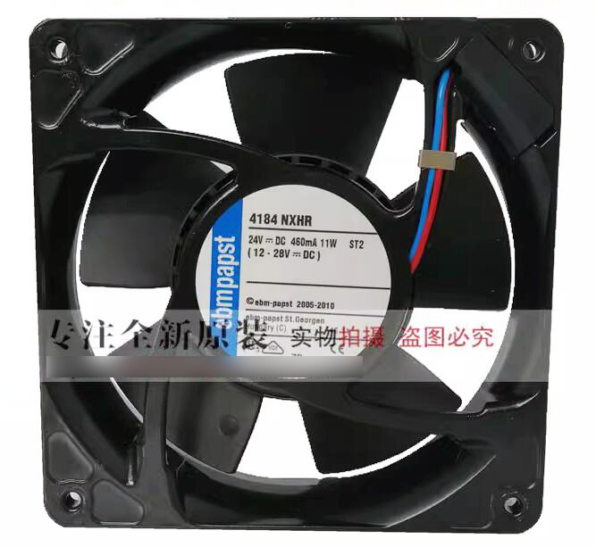 Ebmpapst 4184NXHR 24V 460mA 11W 2wires Cooling Fan