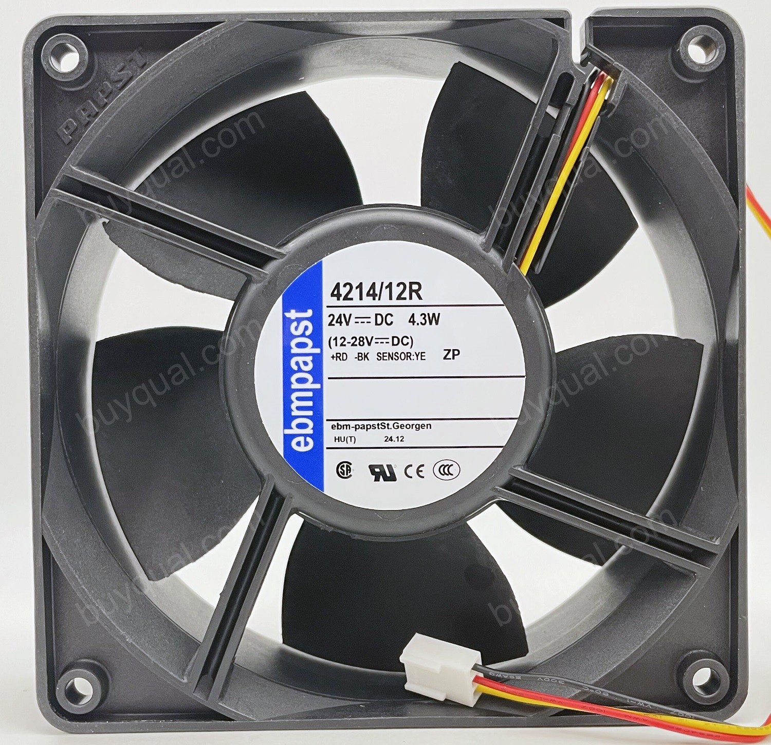Ebmpapst 4214/12R 24V 4.3W 3wires Cooling Fan