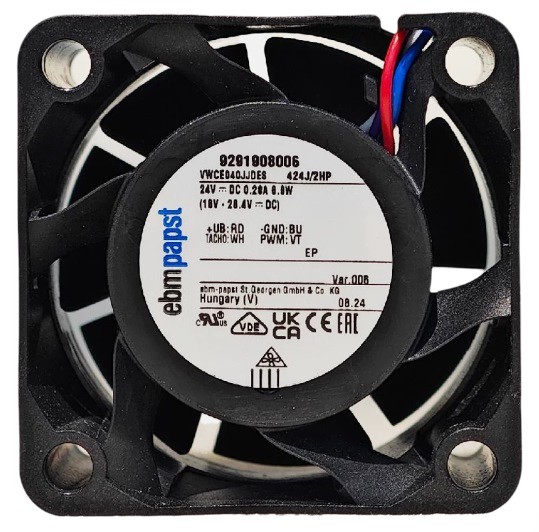 Ebmpapst 424J/2HP 24V 0.28A 6.9W 4wires Cooling Fan 