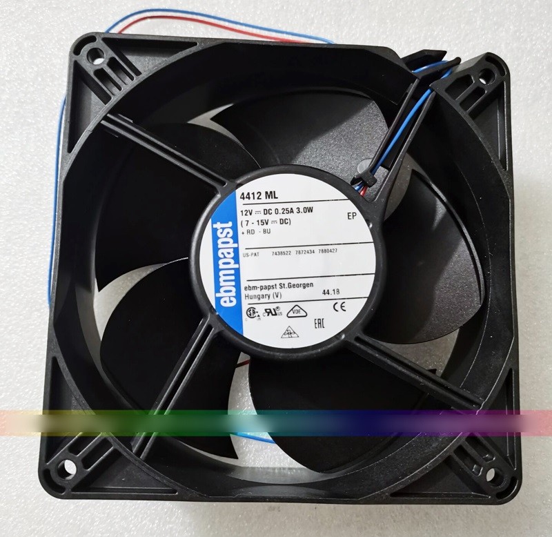 Ebmpapst 4412ML 12V 0.25A 3W 2wires Cooling Fan