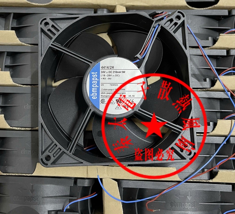 Ebmpapst 4414/2H 24V 210mA 5.0W 5wires Cooling Fan