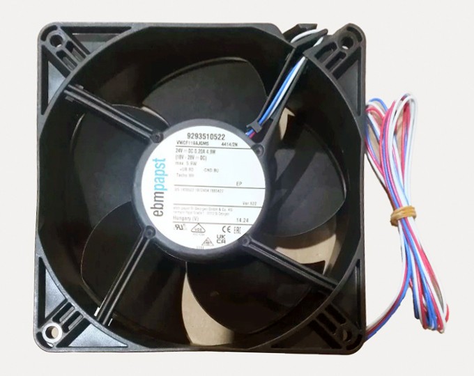 Ebmpapst 4414/2N -522 ( VWCF119AJGMS 9293510522 ) 24V 0.2A 4.9W 3wires Cooling Fan - New