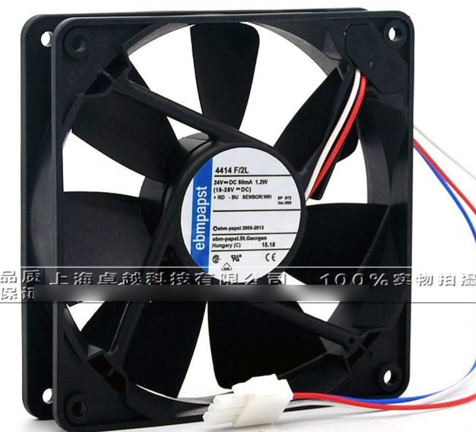 Ebmpapst 4414F/2L 24V 0.44A 5.3W 2wires Cooling Fan