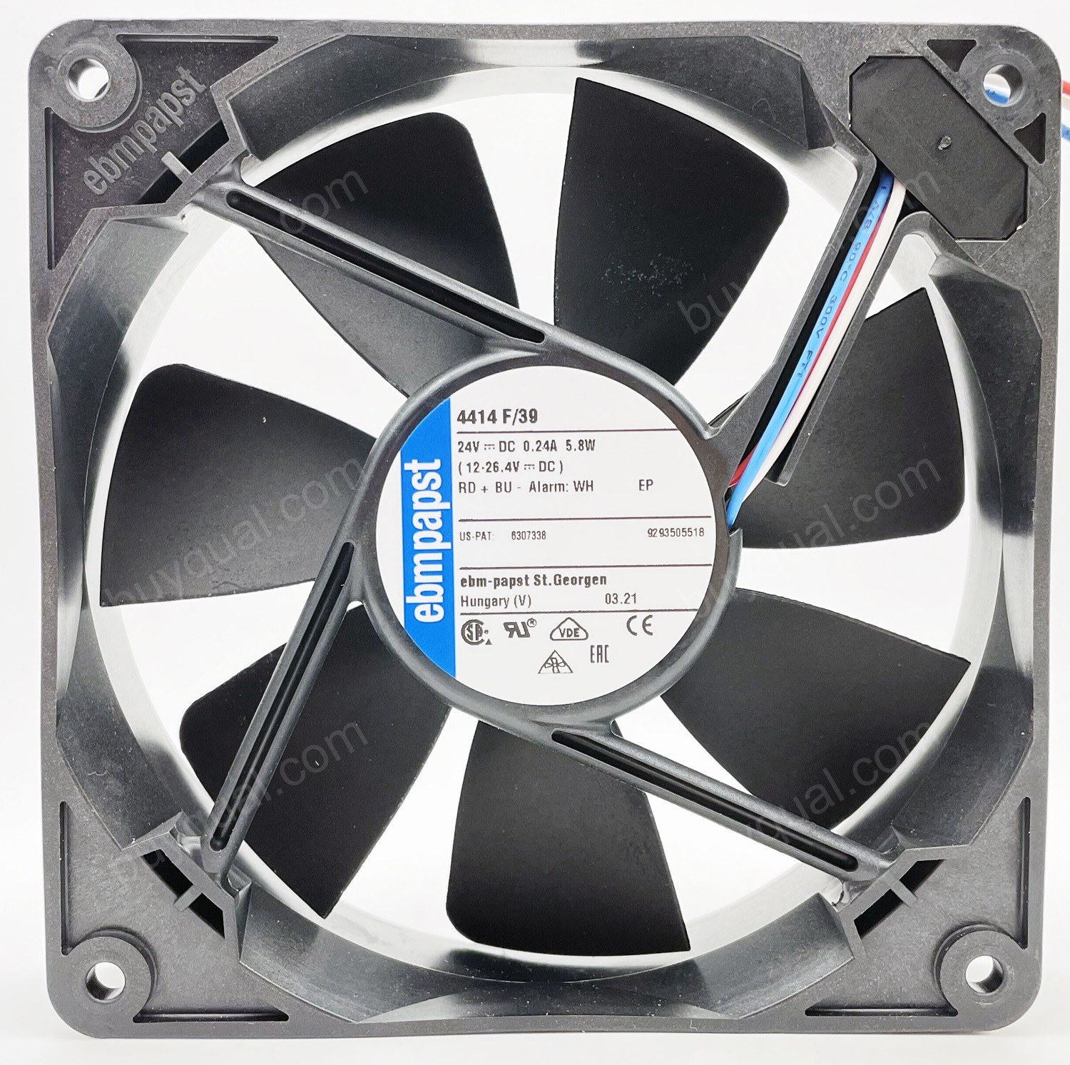 Ebmpapst 4414F/39 24V 0.24A 5.8W 3wires Cooling Fan - Original New