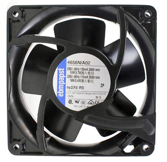 Ebmpapst 4656N/A02 230V 120mA 19/5.7W 2wires Cooling Fan