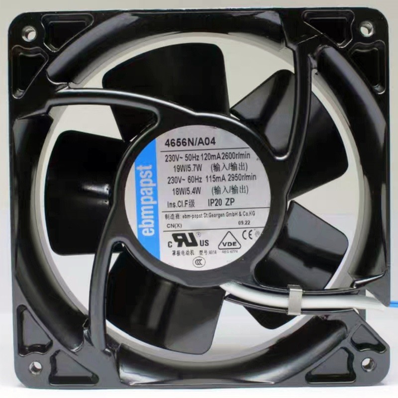 Ebmpapst 4656N/A01 4656N/A04 230V 120/110MA 19W/18W 2wires Cooling Fan