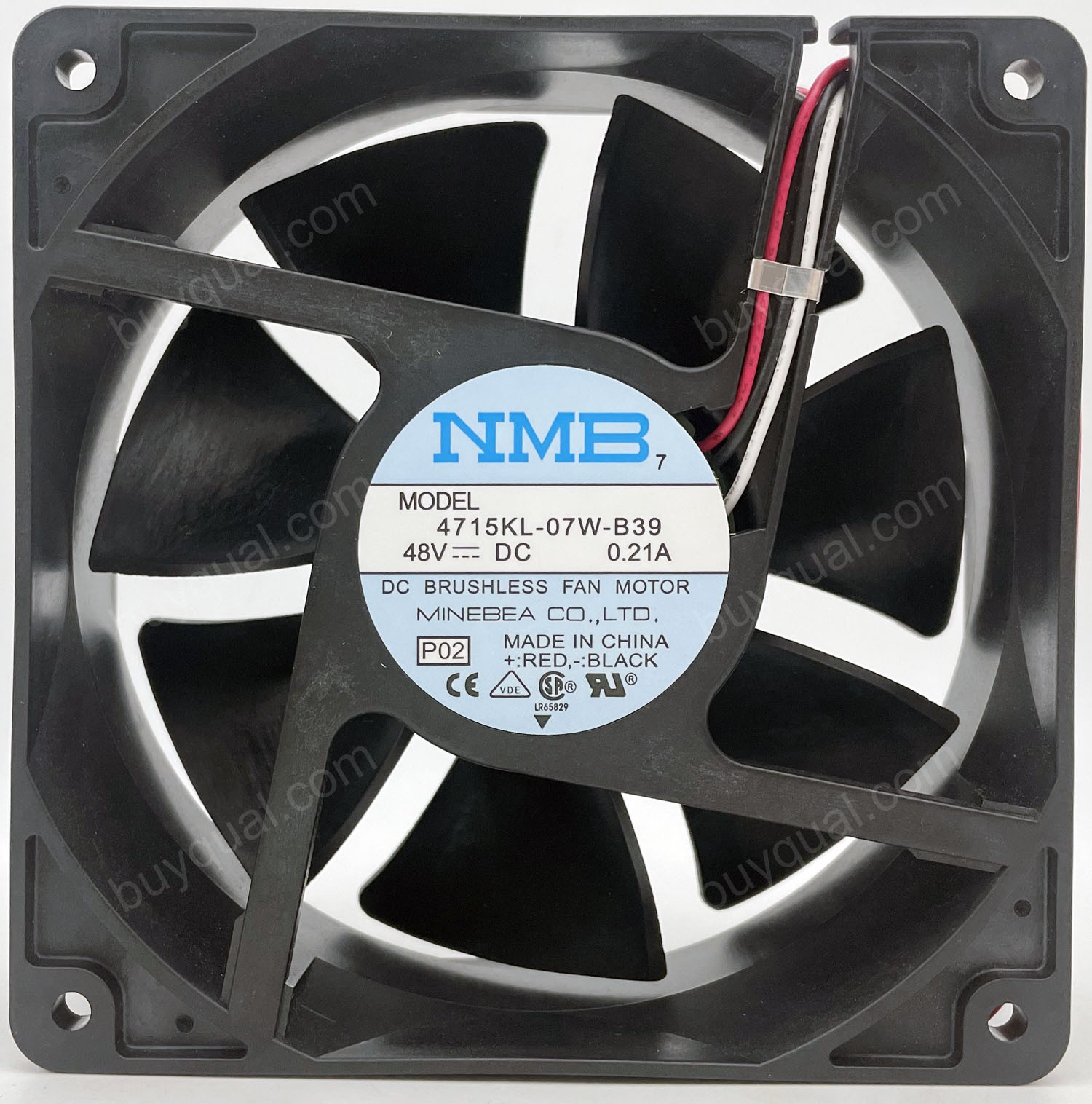 NMB 4715KL-07W-B39 48V 0.21A 3wires Cooling Fan - Original New