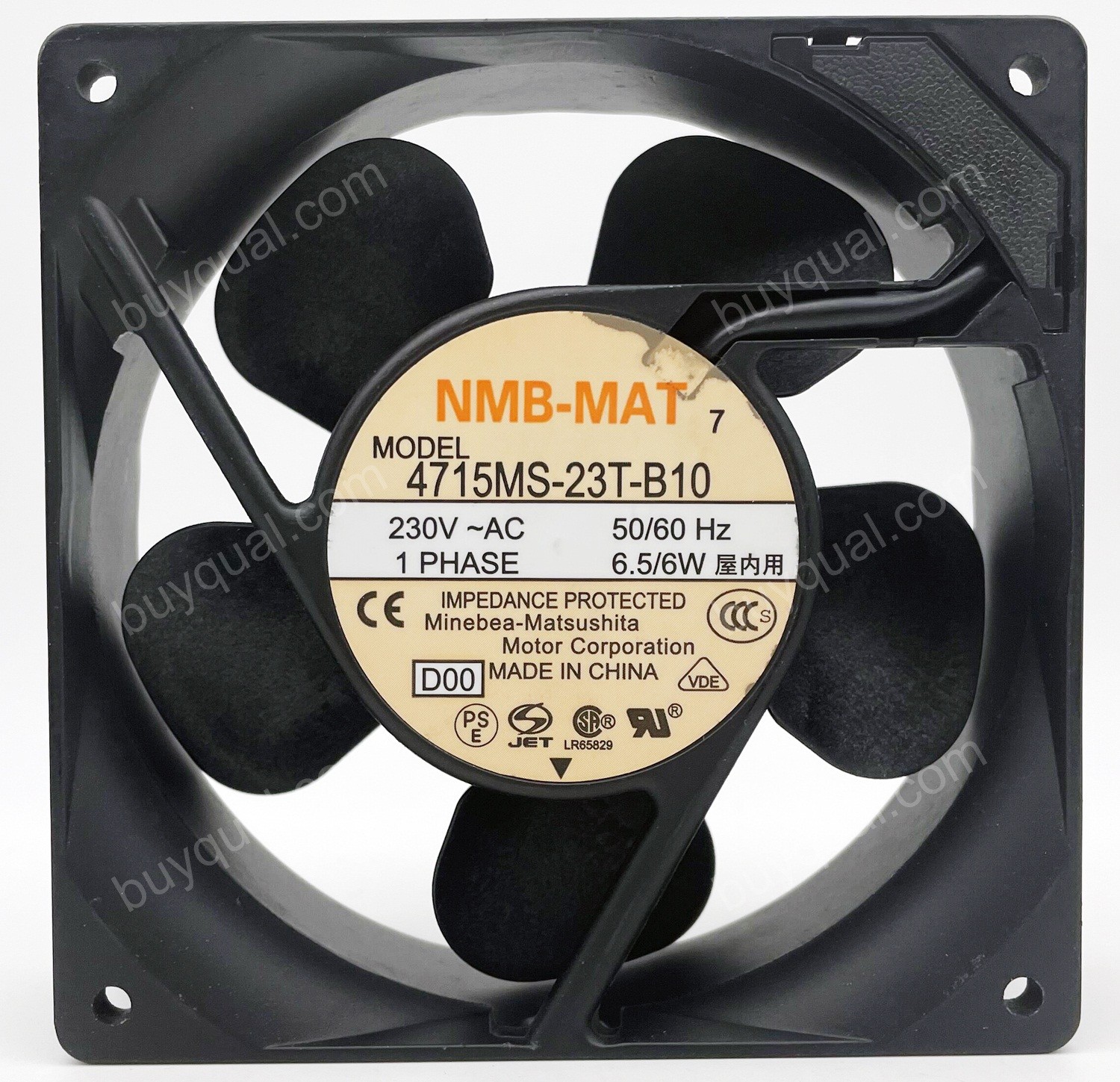 NMB 4715MS-23T-B10 4715MS-23T-B10-A10 4715MS-23T-B10-A00 230V 6.5/6W Cooling Fan - New