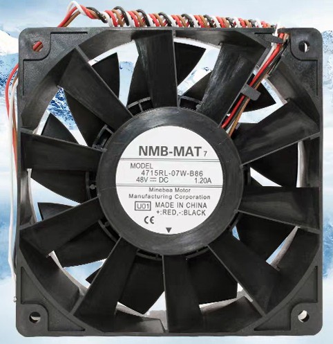 NMB 4715RL-07W-B86 48V 1.2A 4wires Cooling Fan - Original New