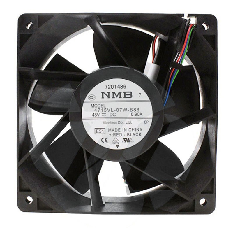 NMB 4715VL-07W-B86 48V 0.9A 4wires Cooling Fan