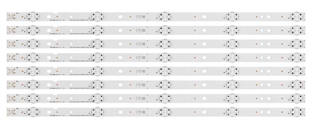 LG 49INCH_PANASONIC_3PCM00747A_REV0.5 LED Backlight Strips for TX-49ESW404 TX-49DS500B TX-49ES500B - 8 Strips