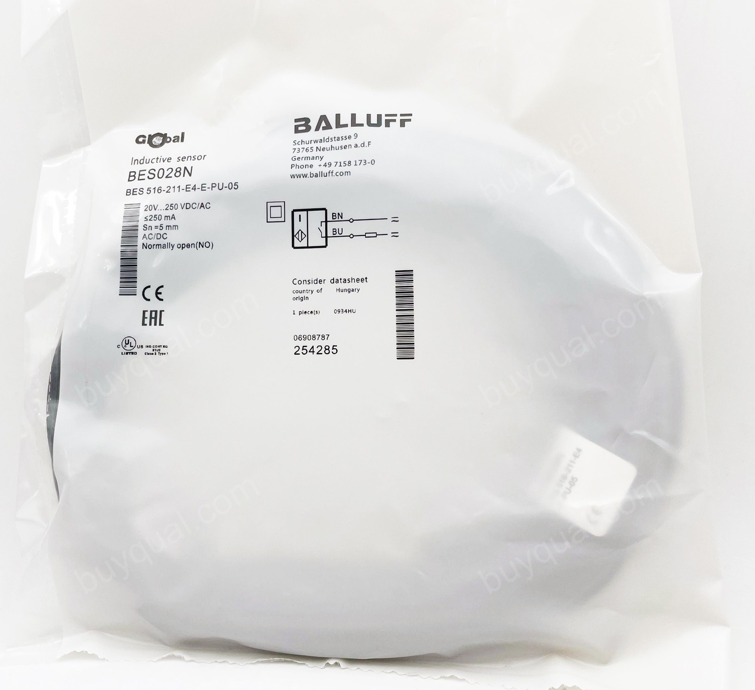 BALLUFF BES 516-211-E4-E-05 516-211-E4-E-PU-05 Inductive Proximity Switch