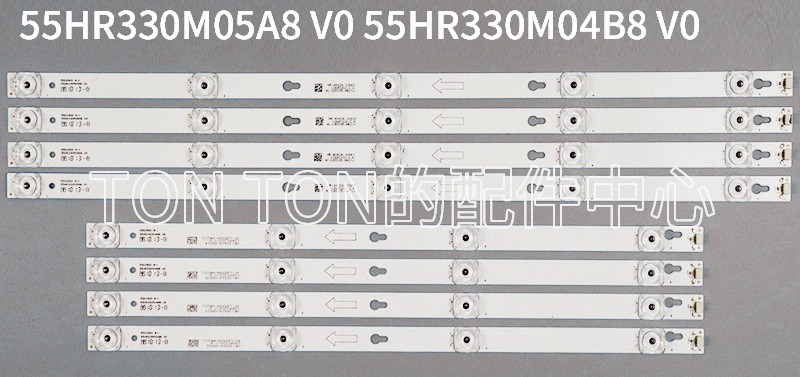 TCL 4C-LB5504-HR21J 4C-LB5505-HR21J 55HR330M05A8 55HR330M05A6 LED Backlight Strips - 8 Strips