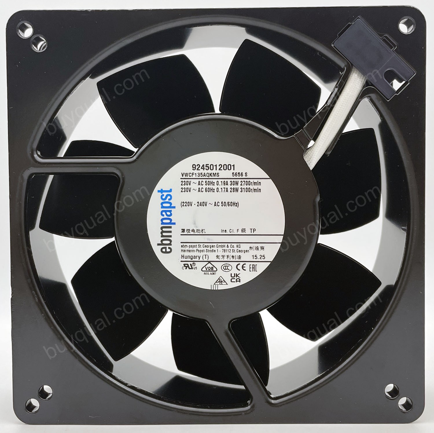 Ebmpapst 5656S 230V 0.19/0.17A 30/28W Cooling Fan - Original New