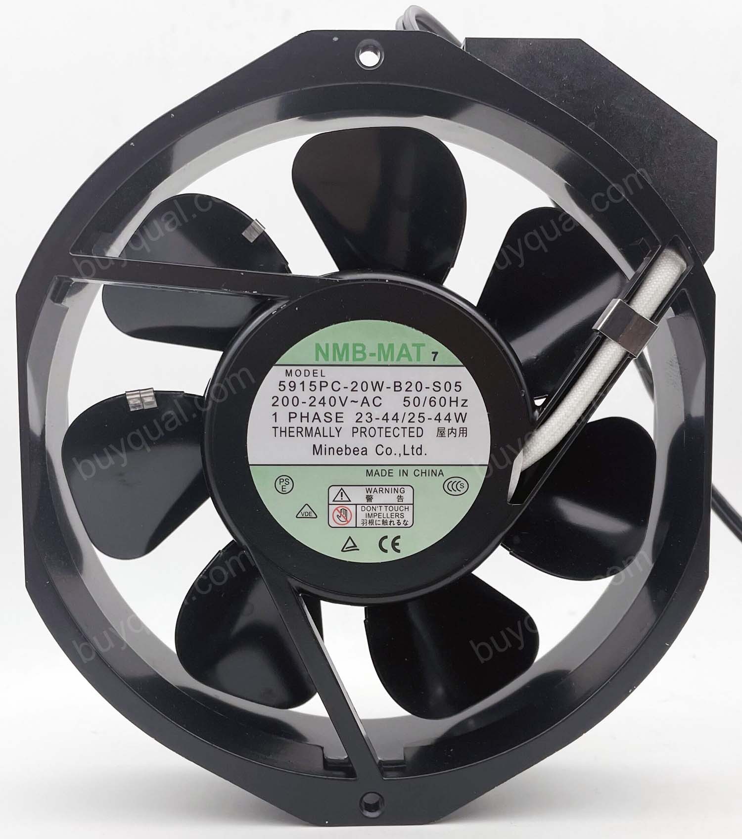 NMB 5915PC-20W-B20-S05 200-240V 25/44W 2wires Cooling Fan - Original New
