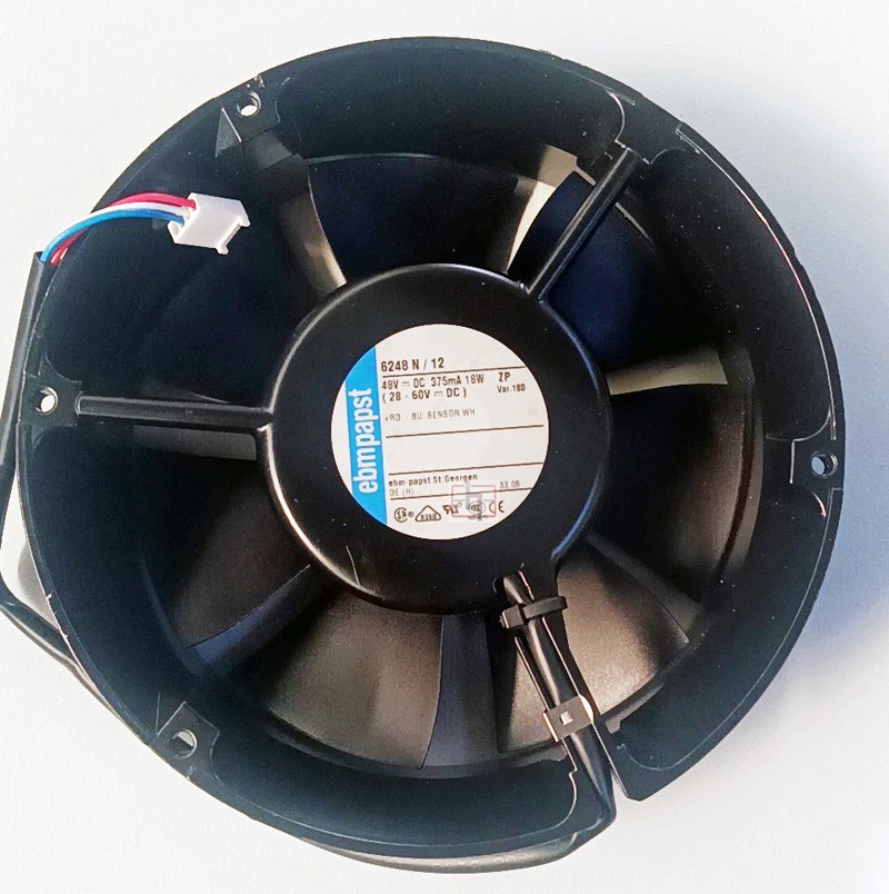 Ebmpapst 6248N/12 48V 375MA 18W 3wires Cooling Fan