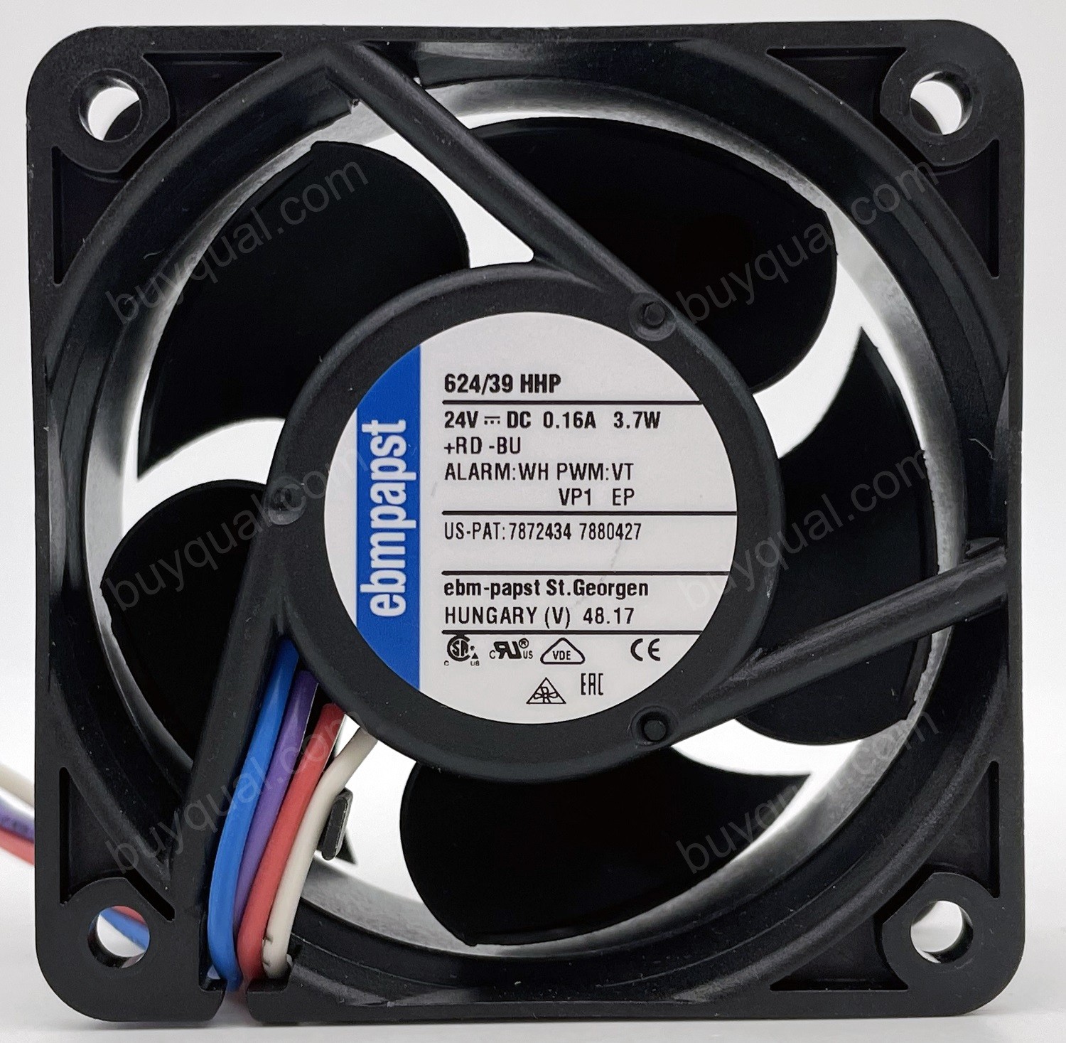 Ebmpapst 624/39HHP 624/39HHPR 24V 0.16A 3.7W 4wires Cooling Fan 