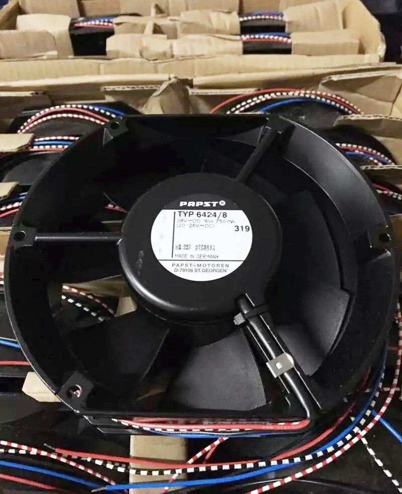 PAPST 6424/8 24V 750mA 18W 5wires Cooling Fan