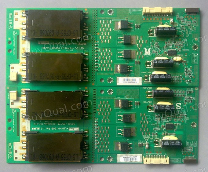 LG 6632L-0536A 6632L-0537A KUBNKM160A KUBNKM160B Backlight Inverter pair for 55LH40-UA 55LH400C-UA LC55VFZ61 VF550M VF550X1AJ VF550XVT1A