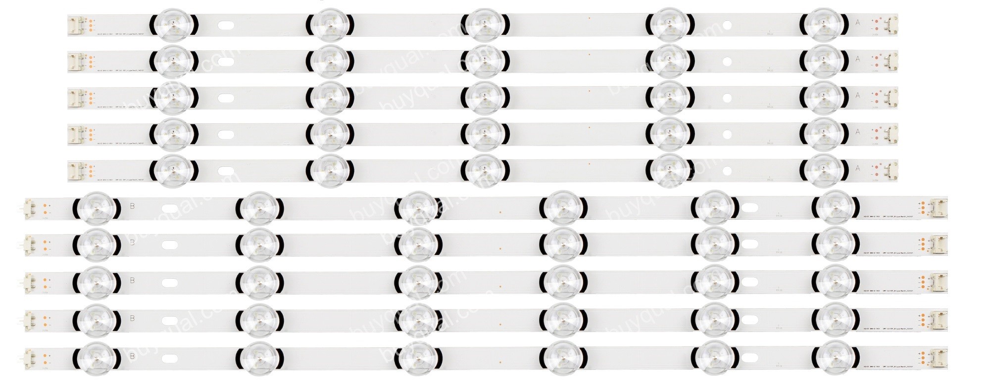 LG 6916L-1833A/6916L-1834A 55" TV LED Backlight Strips - 10 Strips