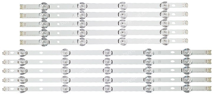 LG 6916L-1735A 6916L-1736A / 6916L-1978A 6916L-1979A / 6916L-1982A 6916L-1983A (Innotek DRT3.0 50"_A TYPE, 50"_B TYPE, 140218)  NC500DUN-VXBP2 LED Strips  - 10 Strips