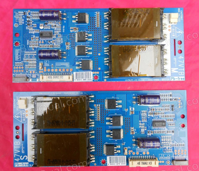 LG.Philips 6632L-0486B,6632L-0487B Backlight Inverter for 47LG50FR-TA