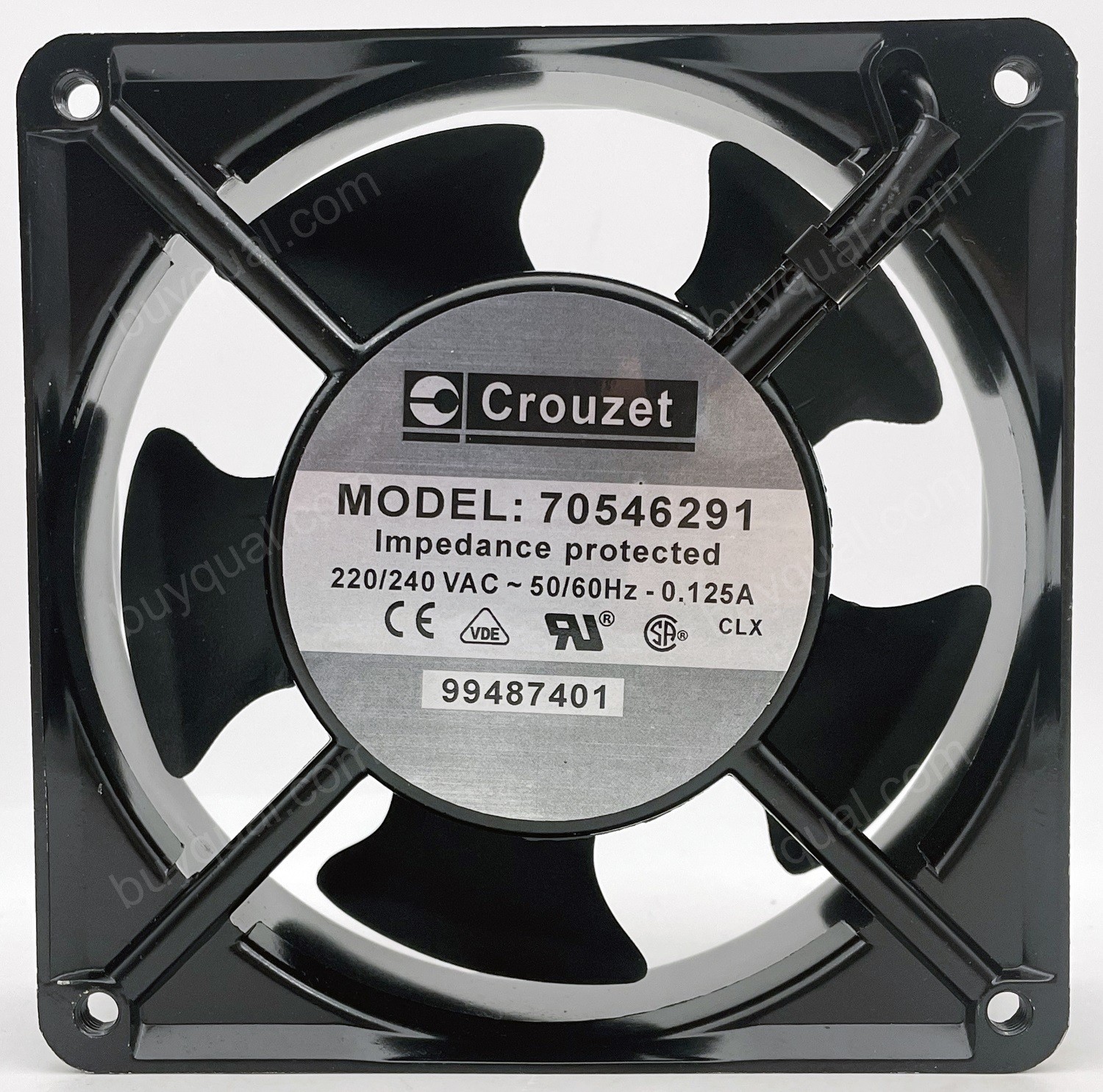 Crouzet 70546291 220/240V 0.125A 2wires Cooling Fan 
