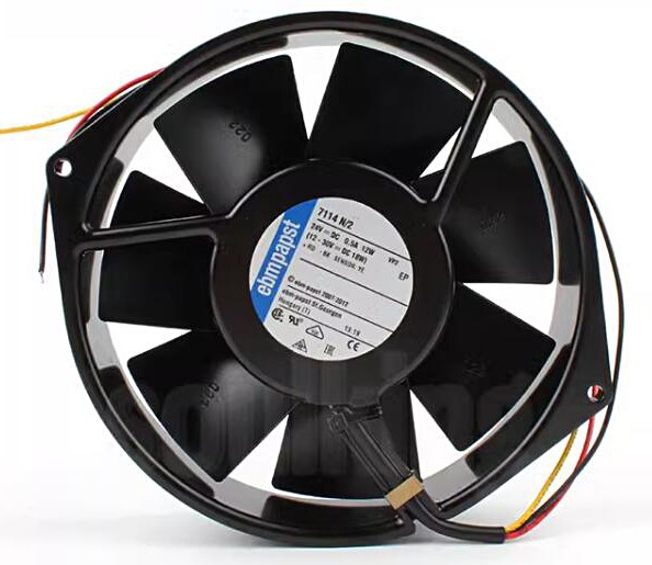 Ebmpapst 7114N/2 24V 0.5A 12W 3wires Cooling Fan 