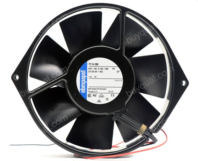 Ebmpapst 7114NH 24V 0.79A 19W 2wires Cooling Fan