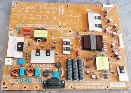 Haier 715G5778-P03-W21-002R Power Supply Board for LD55U3100