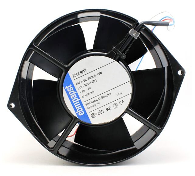 Ebmpapst 7214N/17 24V 500mA 12W 3wires Cooling Fan