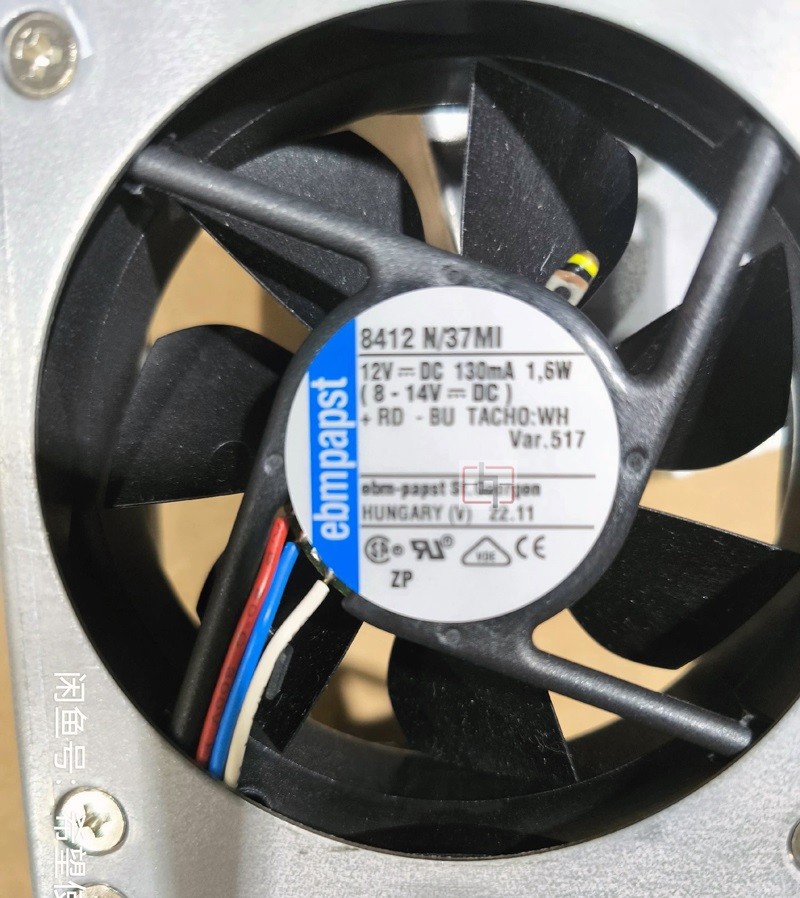 Ebmpapst 8412N/37MI 12V 130mA 1.6W 3wires Cooling Fan