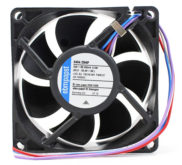 Ebmpapst 8454/2H4P 24V 280mA 6.8W 4wires Cooling Fan