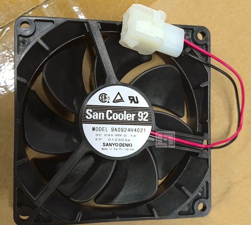 SANYO 9A0924H4021 24V 0.10A 2wires Cooling Fan