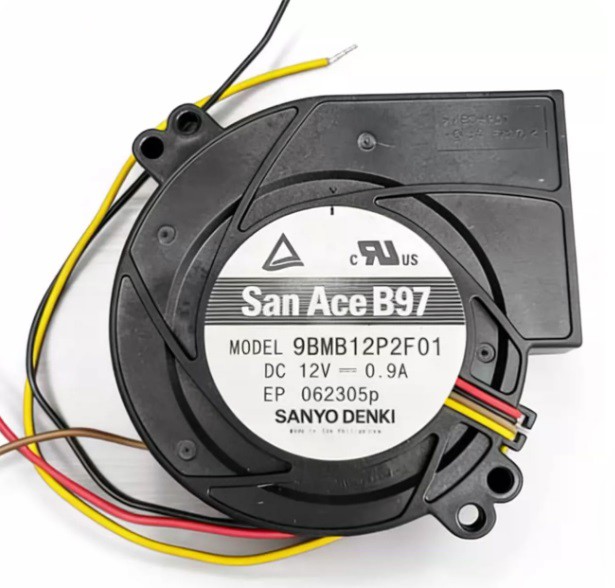 SANYO 9BMB12P2F01 12V 0.9A 4wires Cooling Fan 