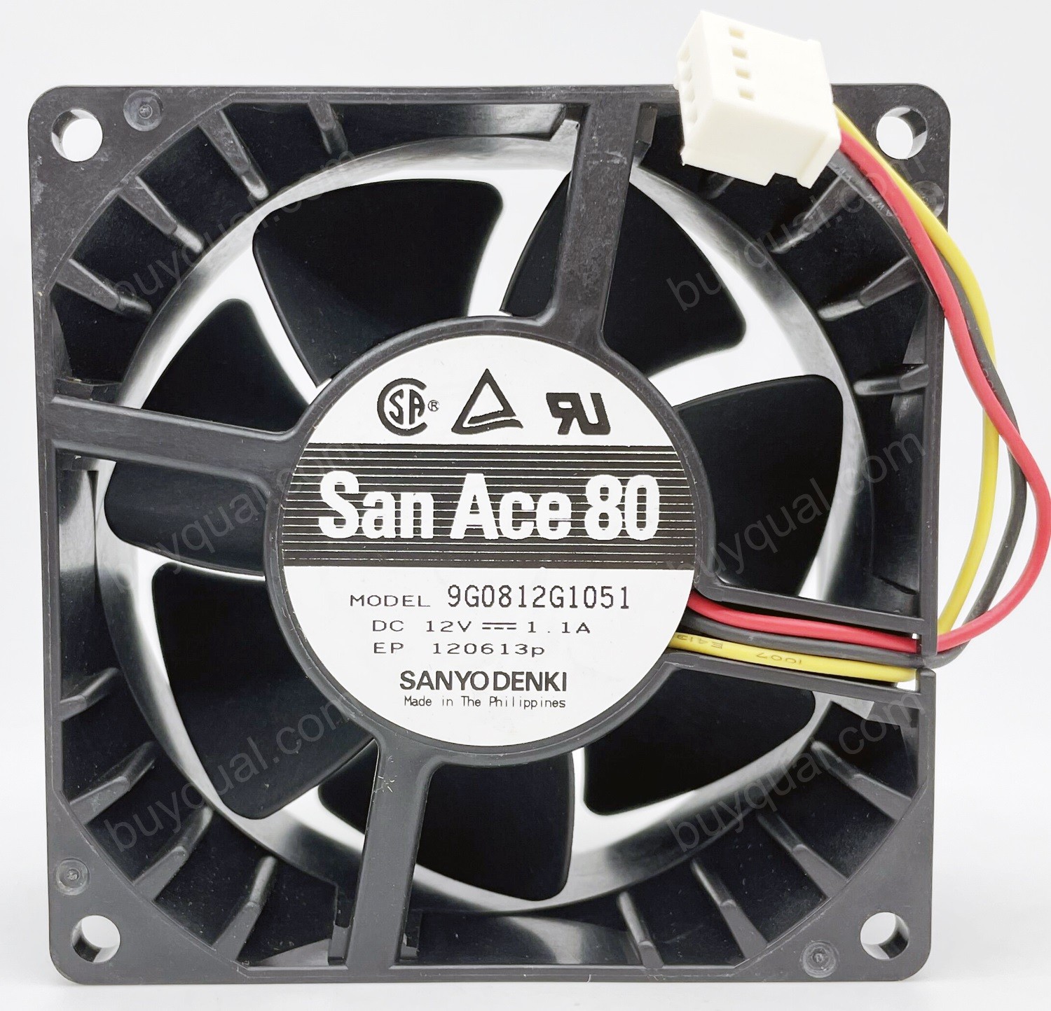 Sanyo 9G0812G1051 12V 1.1A 3wires Cooling Fan