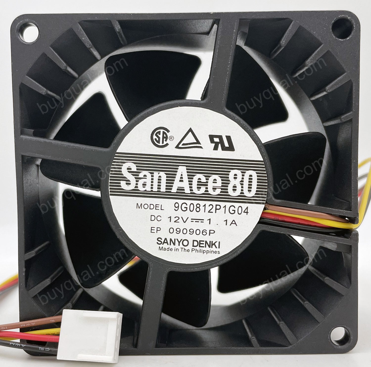 SANYO 9G0812P1G04 12V 1.1A 4wires Cooling Fan
